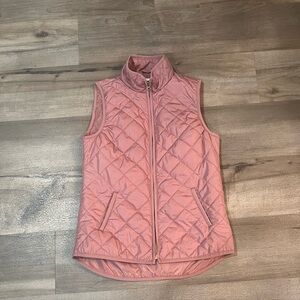 Winter pink vest